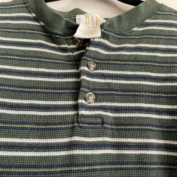 Vintage Baby Gap Striped Onesie Romper 12-18 - Picture 2 of 3